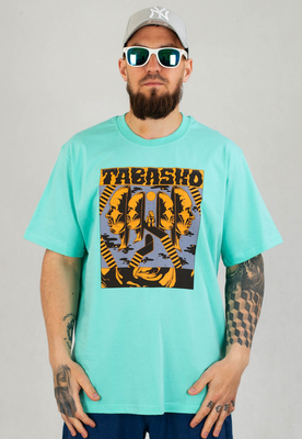 T-shirt Tabasko Acid turkusowy