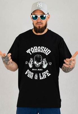 T-shirt Tabasko For Life czarny