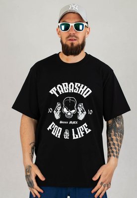 T-shirt Tabasko For Life czarny