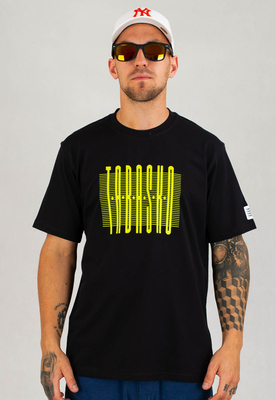 T-shirt Tabasko Lines czarny