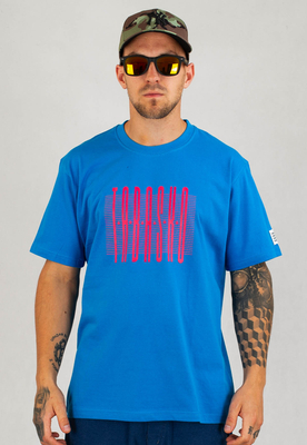 T-shirt Tabasko Lines niebieski