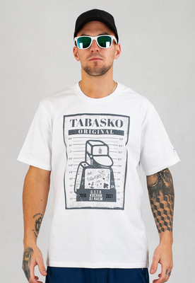 T-shirt Tabasko Skazany biały