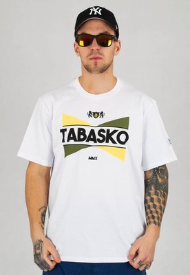 T-shirt Tabasko Tabasko Gold biały