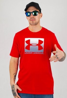 T-shirt Under Armour UAR 1329581600 UA Boxed Sportstyle czerwony