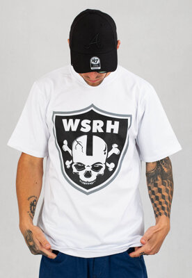 T-shirt WSRH Shield biały
