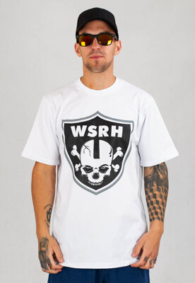 T-shirt WSRH Shield biały
